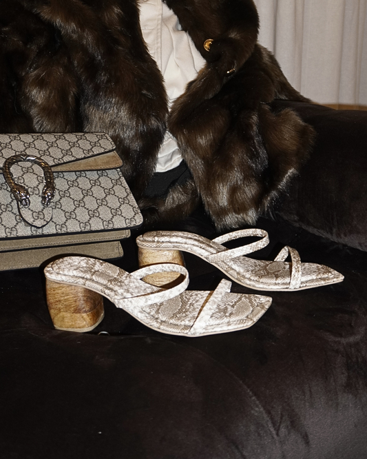 [NEW IN] Gretta in Snake Nude